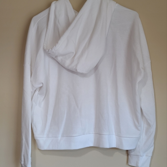 Levi's White Cropped Hoodie - Picture 3 of 4